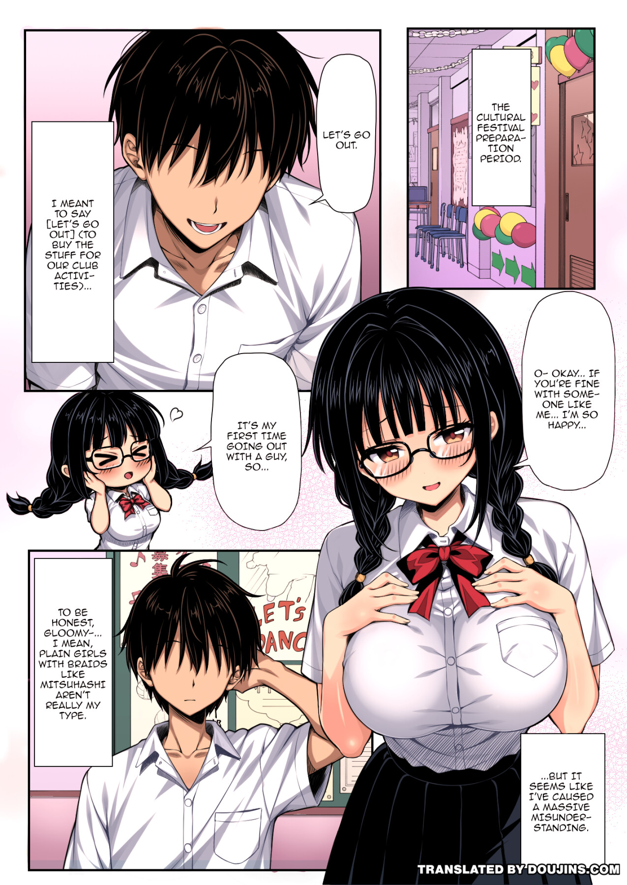 Hentai Manga Comic-The Plain Girl I Started Dating After A Misunderstanding Turned Out To Be A Huge Pervert (Color)-Read-2